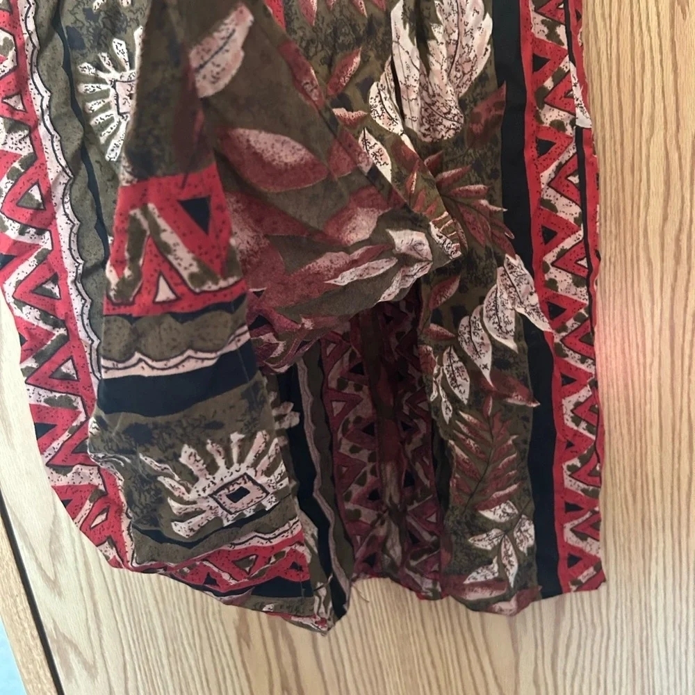 Fair Set Bohemian Tribal Print Midi Dress Size 12 - Picture 8 of 8
